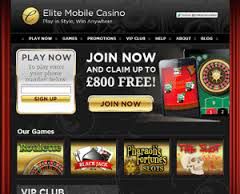 Elite Mobile - No deposit Bonus Casino