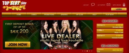 TopSlotSite Live Dealer Games