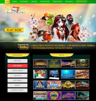 Top Slots Mobile Site £800 Deals